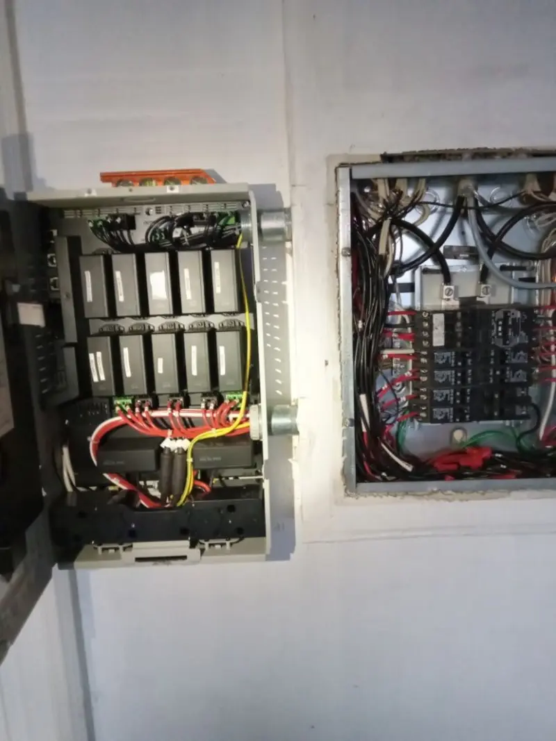 Electrical panel upgrade completed for Ring Doorbell Installation in Northlake